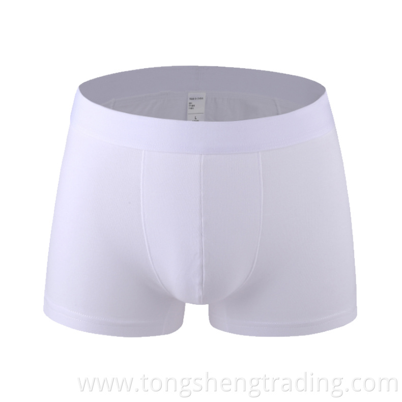 Grayish White Cotton95 Spandex5 Basic Men S Boxers Briefs Shortsjsmedk16013c